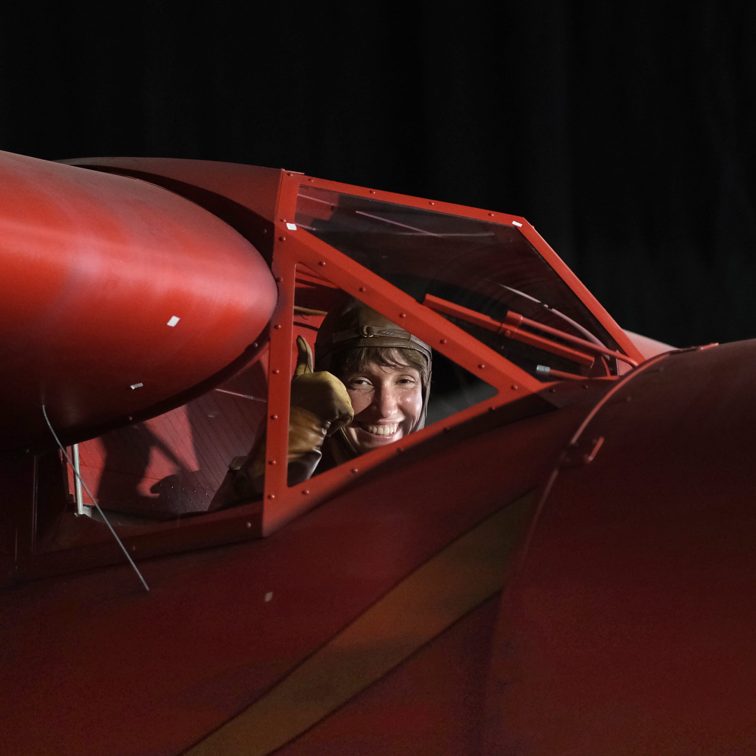 Play Station / Lockheed Vega 5B plane model